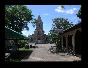 The new and the old - internet cafe just outside the Puntarenas Cathederal